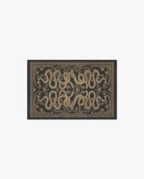 Sumaya Soft Black Rug by Martyn Lawrence Bullard - 60x90 - Machine Washable Area Rug - Kid & Pet Friendly - Indoor Rugs - Ruggable - thumbnail 1