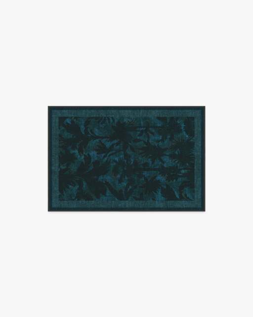 Twilight Forest Midnight Flatwoven Rug by Matthew Williamson - 60x90 - Machine Washable Area Rug - Kid & Pet Friendly - Indoor Rugs - Ruggable - image 1