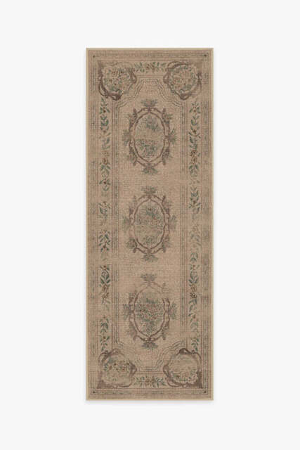 Fiore Natural Sage Re-Jute Rug - 75x215 - Machine Washable Area Rug - Kid & Pet Friendly - Indoor Rugs - Ruggable - image 1