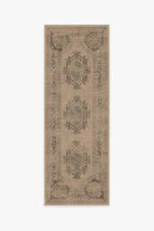 Fiore Natural Sage Re-Jute Rug - 75x215 - Machine Washable Area Rug - Kid & Pet Friendly - Indoor Rugs - Ruggable - thumbnail 1