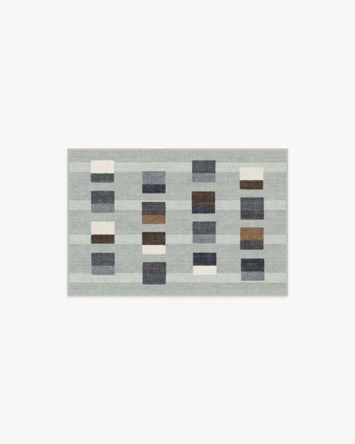 Pezzo Grey Flatwoven Rug - 60x90 - Machine Washable Area Rug - Kid & Pet Friendly - Indoor Rugs - Ruggable - image 1