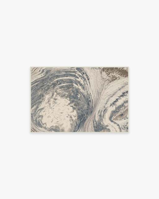 Malaspina Dusk Blue Rug - 60x90 - Machine Washable Area Rug - Kid & Pet Friendly - Indoor Rugs - Ruggable - image 1