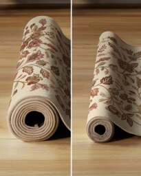Anonna Burgundy Multicolor Rug - 60x90 - Machine Washable Area Rug - Kid & Pet Friendly - Indoor Rugs - Ruggable - thumbnail 2