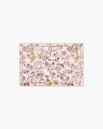 Celine Ivory Multicolour Flatwoven Rug - 60x90 - Machine Washable Area Rug - Kid & Pet Friendly - Indoor Rugs - Ruggable - thumbnail 1