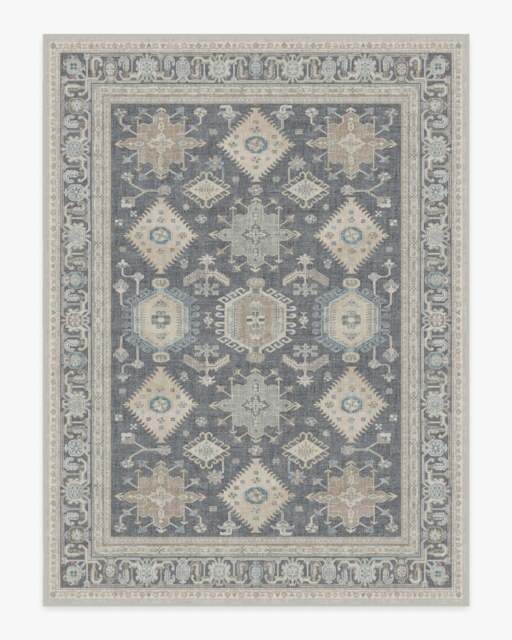 Cambria Abalone Rug Grey - 275x365 - Machine Washable Area Rug - Kid & Pet Friendly - Indoor Rugs - Ruggable - image 1