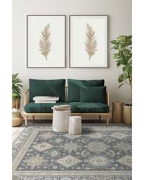 Cambria Abalone Rug Grey - 275x365 - Machine Washable Area Rug - Kid & Pet Friendly - Indoor Rugs - Ruggable - thumbnail 3