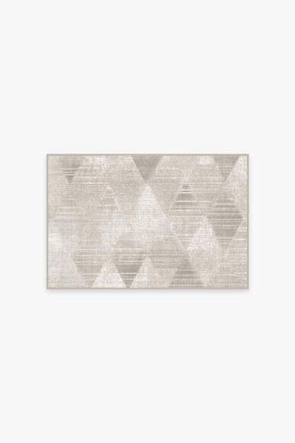 Kavi Mosaic Stone Rug Beige - 60x90 - Machine Washable Area Rug - Kid & Pet Friendly - Indoor Rugs - Ruggable - image 1