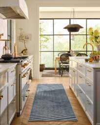 Wesley Blue Flatwoven Rug - 75x365 - Machine Washable Area Rug - Kid & Pet Friendly - Indoor Rugs - Ruggable - thumbnail 2
