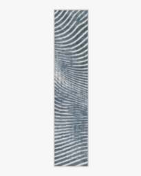 Wesley Blue Flatwoven Rug - 75x365 - Machine Washable Area Rug - Kid & Pet Friendly - Indoor Rugs - Ruggable - thumbnail 1