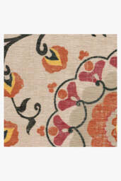 Suzani Coral Flatwoven Rug - 305x425 - Machine Washable Area Rug - Kid & Pet Friendly - Indoor Rugs - Ruggable - thumbnail 4