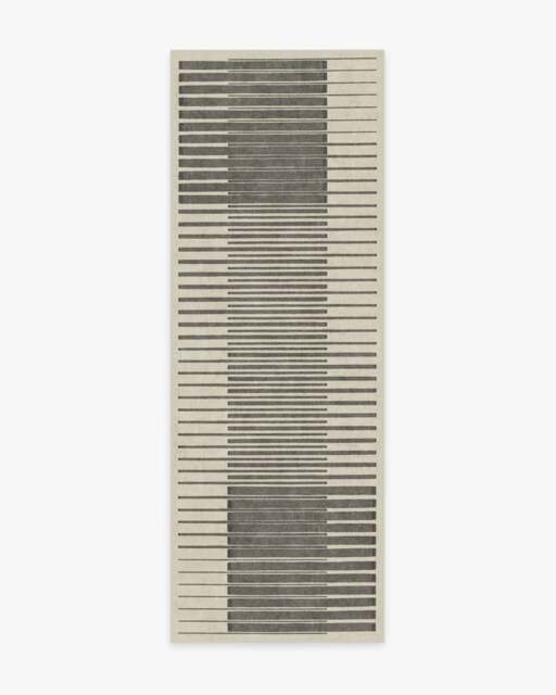 Gradasi Grey Flatwoven Rug - 75x215 - Machine Washable Area Rug - Kid & Pet Friendly - Indoor Rugs - Ruggable - image 1