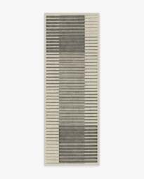 Gradasi Grey Flatwoven Rug - 75x215 - Machine Washable Area Rug - Kid & Pet Friendly - Indoor Rugs - Ruggable - thumbnail 1