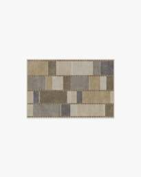 Vienna Beige & Stone Flatwoven Rug by Michael Michalsky - 60x90 - Machine Washable Area Rug - Kid & Pet Friendly - Indoor Rugs - Ruggable - thumbnail 1