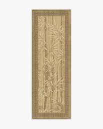 Bamboo Natural Gold Outdoor Rug by Gracie - 75x215 - Machine Washable Area Rug - Kid & Pet Friendly - Outdoor Rugs - Ruggable - thumbnail 1