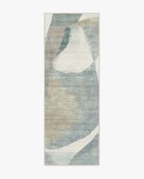 Vale Grey & Taupe Rug - 75x215 - Machine Washable Area Rug - Kid & Pet Friendly - Indoor Rugs - Ruggable - thumbnail 1