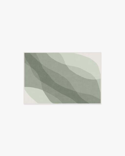 Kallan Sage Green Flatwoven Rug - 60x90 - Machine Washable Area Rug - Kid & Pet Friendly - Indoor Rugs - Ruggable - image 1