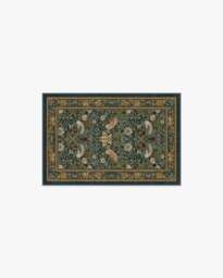 Strawberry Thief Indigo Flatwoven Rug by Morris & Co. - 60x90 - Machine Washable Area Rug - Kid & Pet Friendly - Indoor Rugs - Ruggable - thumbnail 1