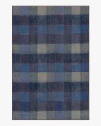Tallitha Blue & Plum Rug - 185x275 - Machine Washable Area Rug - Kid & Pet Friendly - Indoor Rugs - Ruggable - thumbnail 1