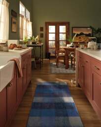 Tallitha Blue & Plum Rug - 185x275 - Machine Washable Area Rug - Kid & Pet Friendly - Indoor Rugs - Ruggable - thumbnail 2