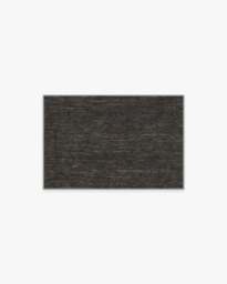 Melange Solid Charcoal Rug - 60x90 - Machine Washable Area Rug - Kid & Pet Friendly - Indoor Rugs - Ruggable - thumbnail 1