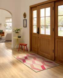 Kya Pink Flatwoven Rug - 60x90 - Machine Washable Area Rug - Kid & Pet Friendly - Indoor Rugs - Ruggable - thumbnail 2