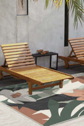 Arcadia Desert Sage Outdoor Rug - 245x305 - Machine Washable Area Rug - Kid & Pet Friendly - Indoor Rugs - Ruggable - thumbnail 2