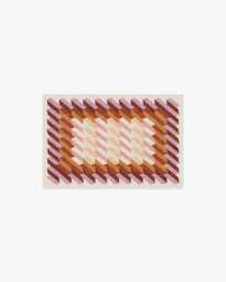 Echo Auburn Flatwoven Rug Orange - 60x90 - Machine Washable Area Rug - Kid & Pet Friendly - Indoor Rugs - Ruggable - thumbnail 1