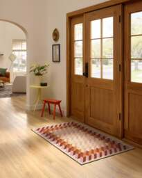 Echo Auburn Flatwoven Rug Orange - 60x90 - Machine Washable Area Rug - Kid & Pet Friendly - Indoor Rugs - Ruggable - thumbnail 2