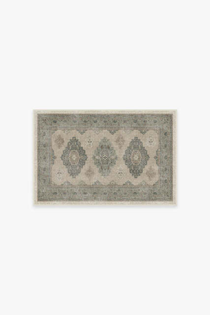 Maxine Natural Sage Rug - 60x90 - Machine Washable Area Rug - Kid & Pet Friendly - Indoor Rugs - Ruggable - image 1