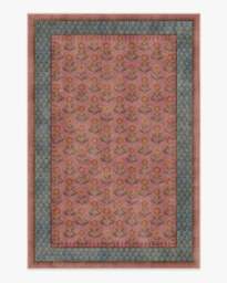 Sundara Rose & Blue Rug - 185x275 - Machine Washable Area Rug - Kid & Pet Friendly - Indoor Rugs - Ruggable - thumbnail 1