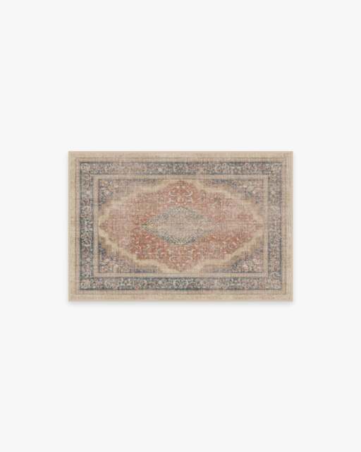 Adeline Antique Red Rug - 60x90 - Machine Washable Area Rug - Kid & Pet Friendly - Indoor Rugs - Ruggable - image 1