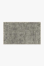 Crackle Black & White Tufted Rug - 90x150 - Machine Washable Area Rug - Kid & Pet Friendly - Indoor Rugs - Ruggable - thumbnail 1