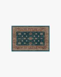 Verena Teal Blue Flatwoven Rug - 60x90 - Machine Washable Area Rug - Kid & Pet Friendly - Indoor Rugs - Ruggable