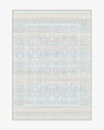 Ophelia Grey & Blue Rug - 150x215 - Machine Washable Area Rug - Kid & Pet Friendly - Indoor Rugs - Ruggable