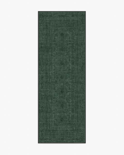 Gisele Dark Sage Rug - 75x215 - Machine Washable Area Rug - Kid & Pet Friendly - Indoor Rugs - Ruggable - image 1