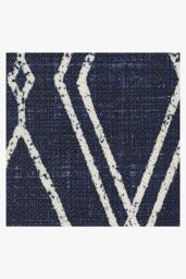Gemma Lattice Royal Blue Outdoor Rug - 185x275 - Machine Washable Area Rug - Kid & Pet Friendly - Indoor Rugs - Ruggable - thumbnail 4