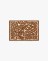 Saguaro Trail Caramel & Cream Rug Brown - 60x90 - Machine Washable Area Rug - Kid & Pet Friendly - Indoor Rugs - Ruggable - thumbnail 1