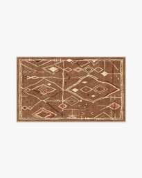 Saguaro Trail Caramel & Cream Rug Brown - 60x90 - Machine Washable Area Rug - Kid & Pet Friendly - Indoor Rugs - Ruggable - thumbnail 2