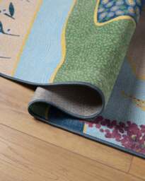 Dreamland Multicolour Bright Rug Blue - 200x290 - Machine Washable Area Rug - Kid & Pet Friendly - Indoor Rugs - Ruggable - thumbnail 2