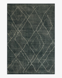Matera Charcoal Rug - 185x275 - Machine Washable Area Rug - Kid & Pet Friendly - Indoor Rugs - Ruggable - thumbnail 1