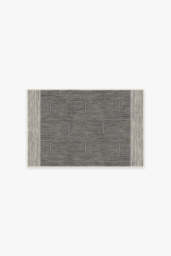 Solvi Charcoal Rug - 60x90 - Machine Washable Area Rug - Kid & Pet Friendly - Indoor Rugs - Ruggable - thumbnail 1
