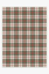 Dress Stewart Tartan Flatwoven Rug Red - 275x365 - Machine Washable Area Rug - Kid & Pet Friendly - Indoor Rugs - Ruggable - thumbnail 1