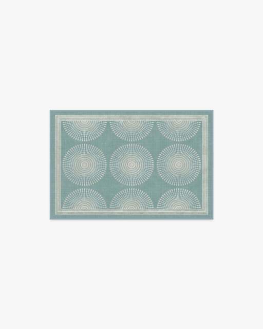 Santorini Blue Flatwoven Rug by Jonathan Adler - 60x90 - Machine Washable Area Rug - Kid & Pet Friendly - Indoor Rugs - Ruggable - image 1