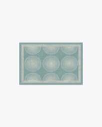 Santorini Blue Flatwoven Rug by Jonathan Adler - 60x90 - Machine Washable Area Rug - Kid & Pet Friendly - Indoor Rugs - Ruggable - thumbnail 1