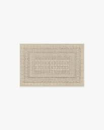 Cyrus Beige Ivory Flatwoven Rug - 60x90 - Machine Washable Area Rug - Kid & Pet Friendly - Indoor Rugs - Ruggable - thumbnail 1