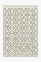 Cleo Trellis Natural Outdoor Rug - 185x275 - Machine Washable Area Rug - Kid & Pet Friendly - Outdoor Rugs - Ruggable