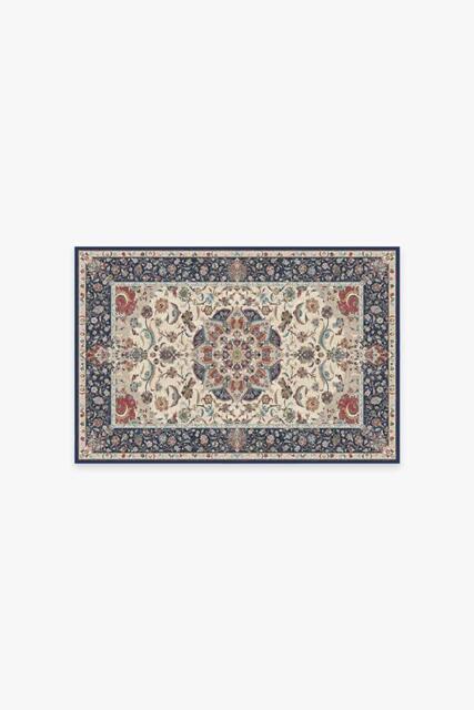 Sima Royal Blue Rug - 60x90 - Machine Washable Area Rug - Kid & Pet Friendly - Indoor Rugs - Ruggable - image 1