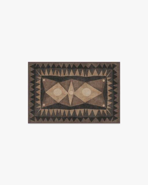 Hilma Charcoal Rug by Justina Blakeney - 60x90 - Machine Washable Area Rug - Kid & Pet Friendly - Indoor Rugs - Ruggable - image 1