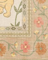 Pooh's Meadow Cream Rug Beige - 185 Round - Machine Washable Area Rug - Kid & Pet Friendly - Indoor Rugs - Ruggable - thumbnail 3