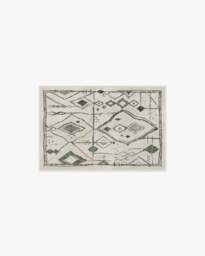 Saguaro Trail Cream & Sage Rug - 60x90 - Machine Washable Area Rug - Kid & Pet Friendly - Indoor Rugs - Ruggable - thumbnail 1